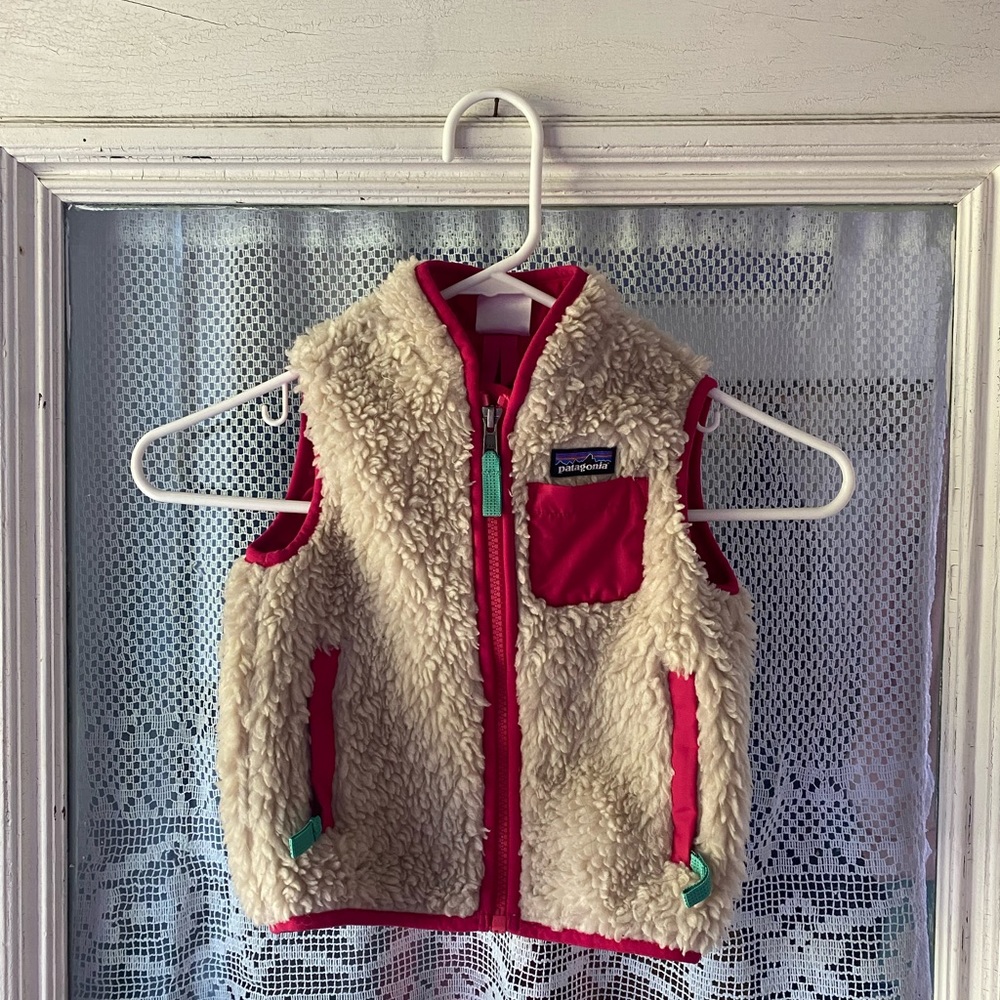 Patagonia Baby Retro-X Fleece Vest - Toddlers' pink 2T